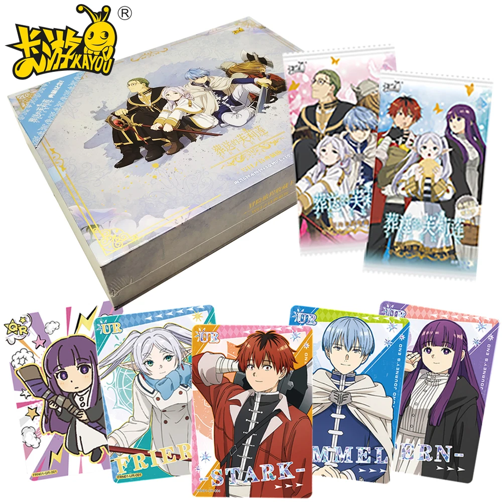 Genuine Kayou Frieren: Beyond Journey's End Collection Card Cute Anime Girl Fern Creative Flower Theme Card Children's Gift Toy