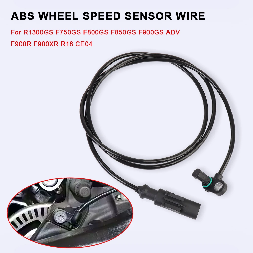 

Motorcycle Wheel Speed Sensor ABS Signal Wire Cord Accessories For BMW R1300GS R18 CE04 F900R/XR F900GS F850GS ADV F800GS F750GS
