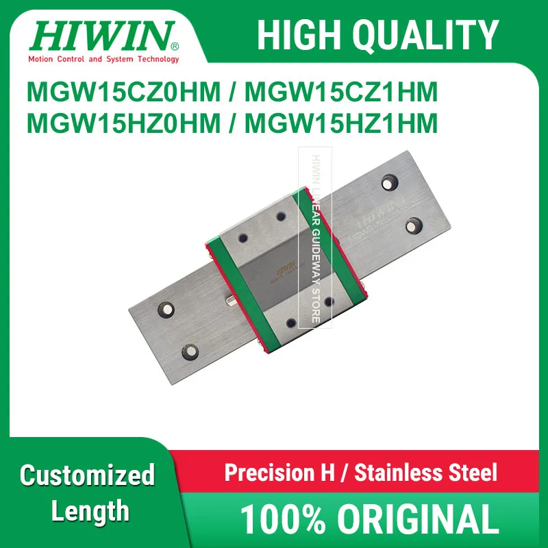 

HIWIN MGW15C MGW15H MGW15 Linear Rail With Block Precision H