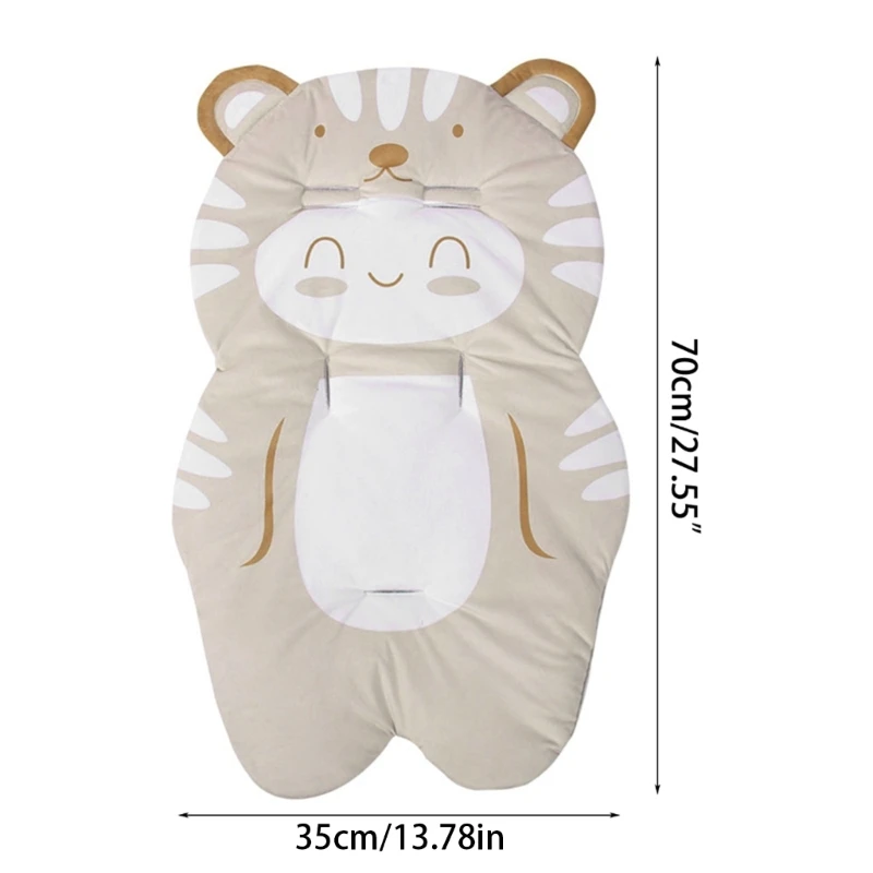 Cojín para cochecito de bebé de niña de dibujos animados, almohadilla suave y cómoda para coche infantil, alfombrilla para carrito para niños pequeños, sillas de comedor, cochecitos