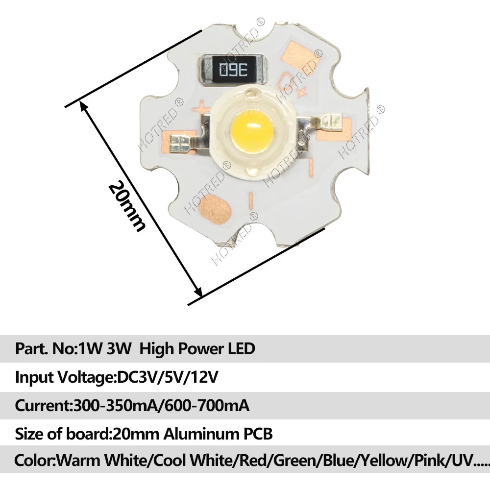 10pcs 1W 3W LED Lamp Beads Constant Current Driver White Blue Power Circuit Board Lithium Battery 3V 5V 12V Transformer Module