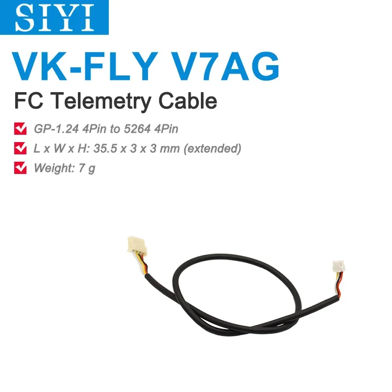 Cavo di telemetria del Controller di volo SIYI per Controller di volo Pixhawk BOYING JIYI VK CUAV Holybro