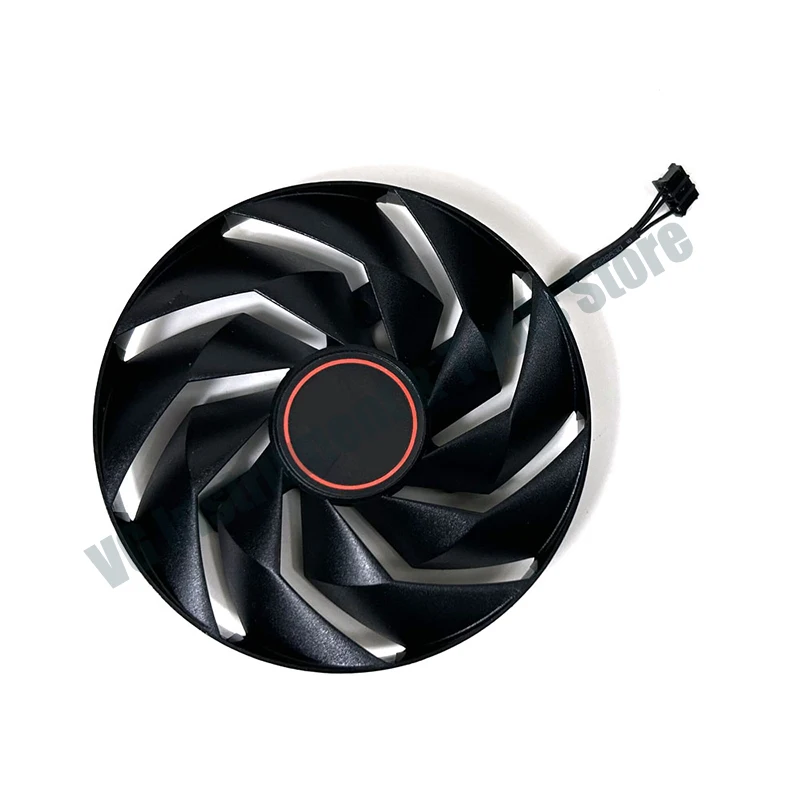 새로운 사파이어 PULSE RX 7600 XT RX 7700 XT용 GPU 팬 교체품, 듀얼 95mm 4핀 듀얼 볼 베어링, 고풍량 GPU 쿨러 썸네일 2