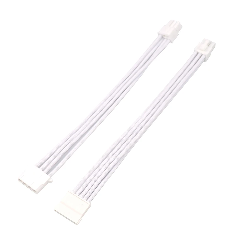 Sata IDE/Molex PSU Power Cable for Corsair Type 4 Full White Corsair PSU Power Cable Make 4Pin Molex Customized Length