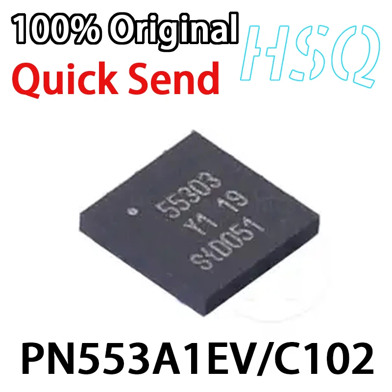 1PCS PN553A1EV/C102 BGA64 Screen Printed 55303 RF RF Communication IC Chip