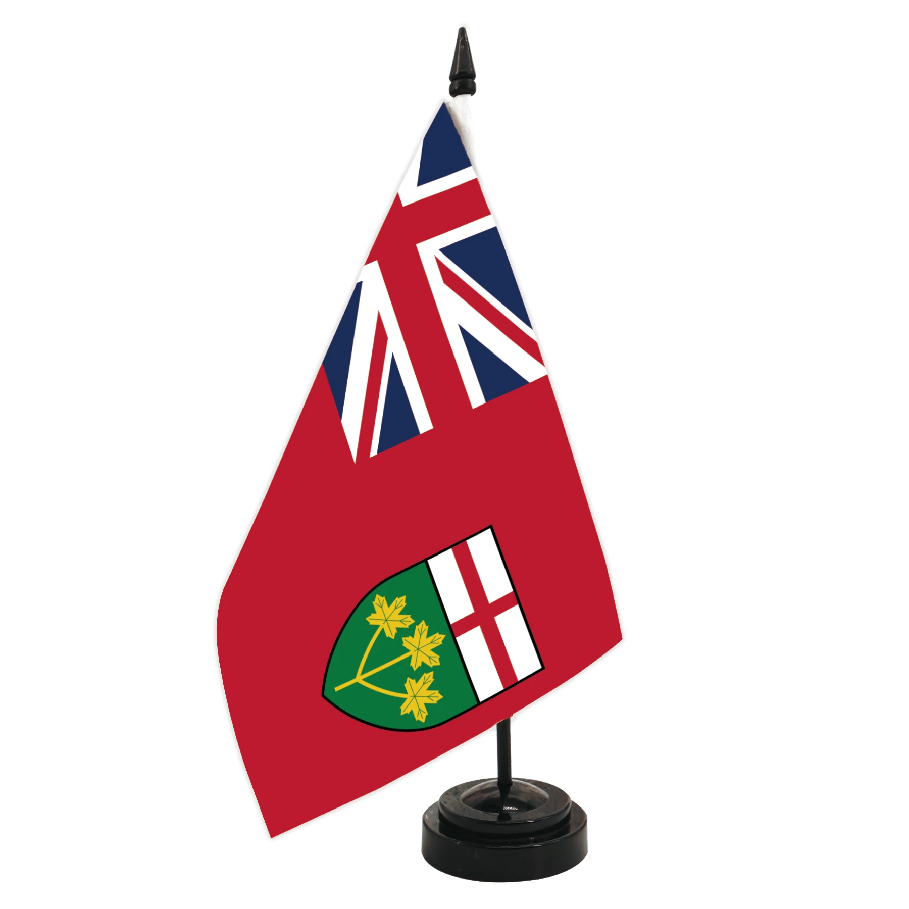 Ontario Desk Flag 5.5x8.3inch Conference Negotiation Flag Product Display Office Top Desk Ornaments Flags