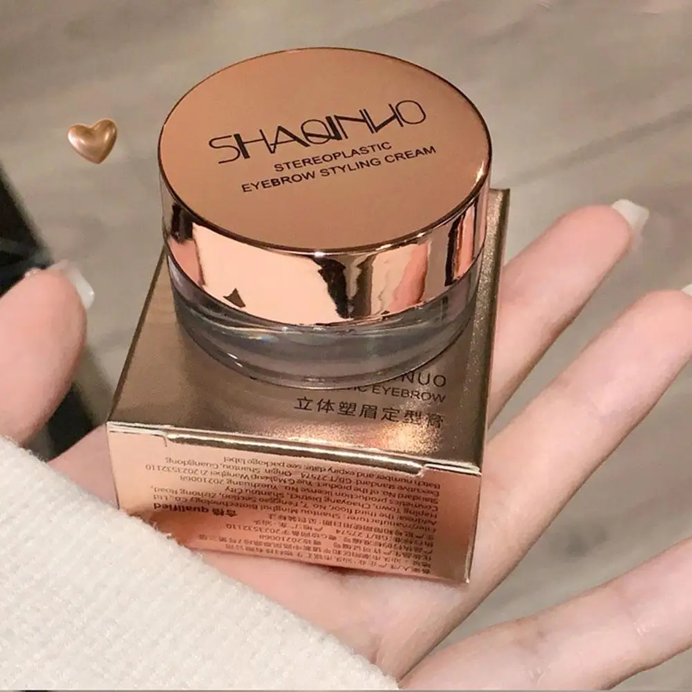 ثلاثية الأبعاد الحاجب جل تصفيف مقاوم للماء شفاف سريعة الجافة الحاجب طويلة الأمد الشمع مجموعة الحاجب رفع الحاجب معززات ماكياج #6