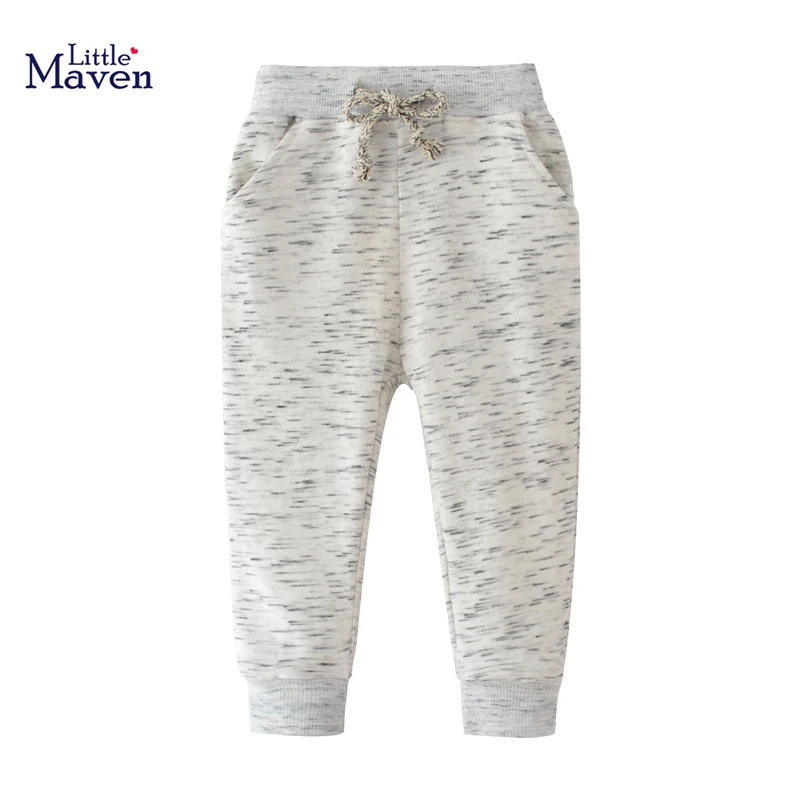 Little maven Kids Autumn Clothes 2023 Children's Pants Casual Full Length Trouser Cotton Baby Boys Sweatpants Clothes