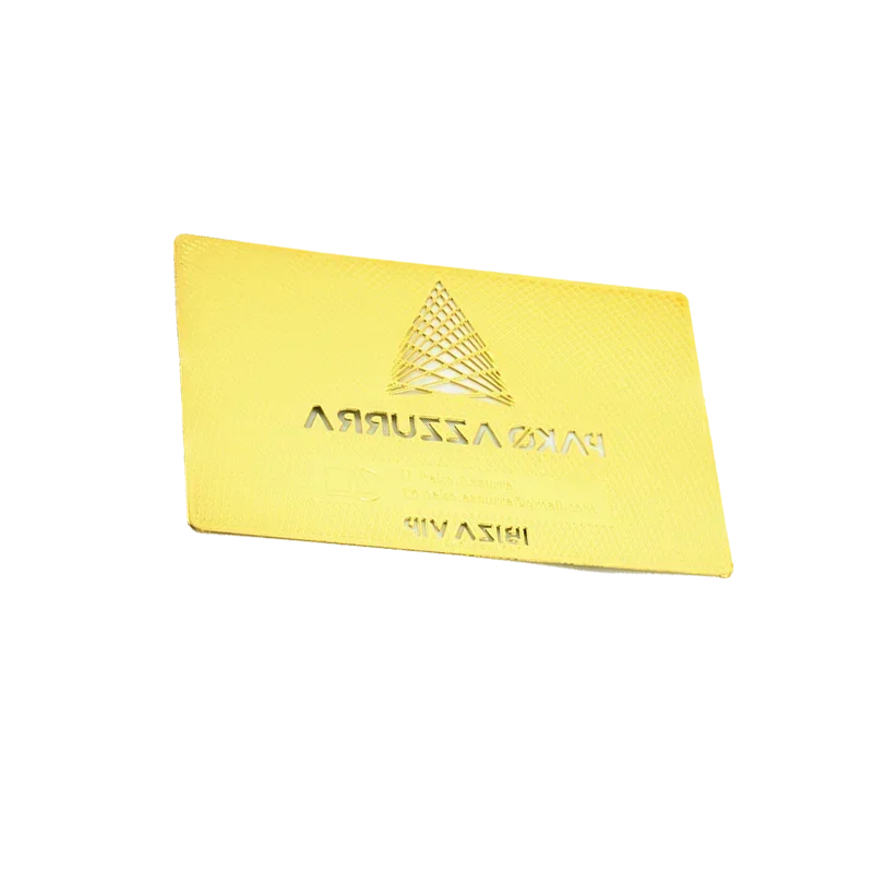 

Metal Business Card Blank Polished Metal Blank Card Gold Metallic Business Cards