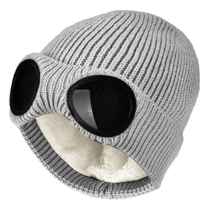 Czapka narciarska z goglami Czapka narciarska Zabawna czapka Szydełkowa czapka Czapka z dzianiny Czapka imprezowa Czapka Skulli Beanie Hat
