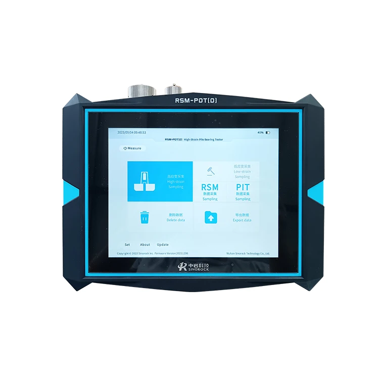 Pile Driving Analyzer (PDA) for High Strain Testing