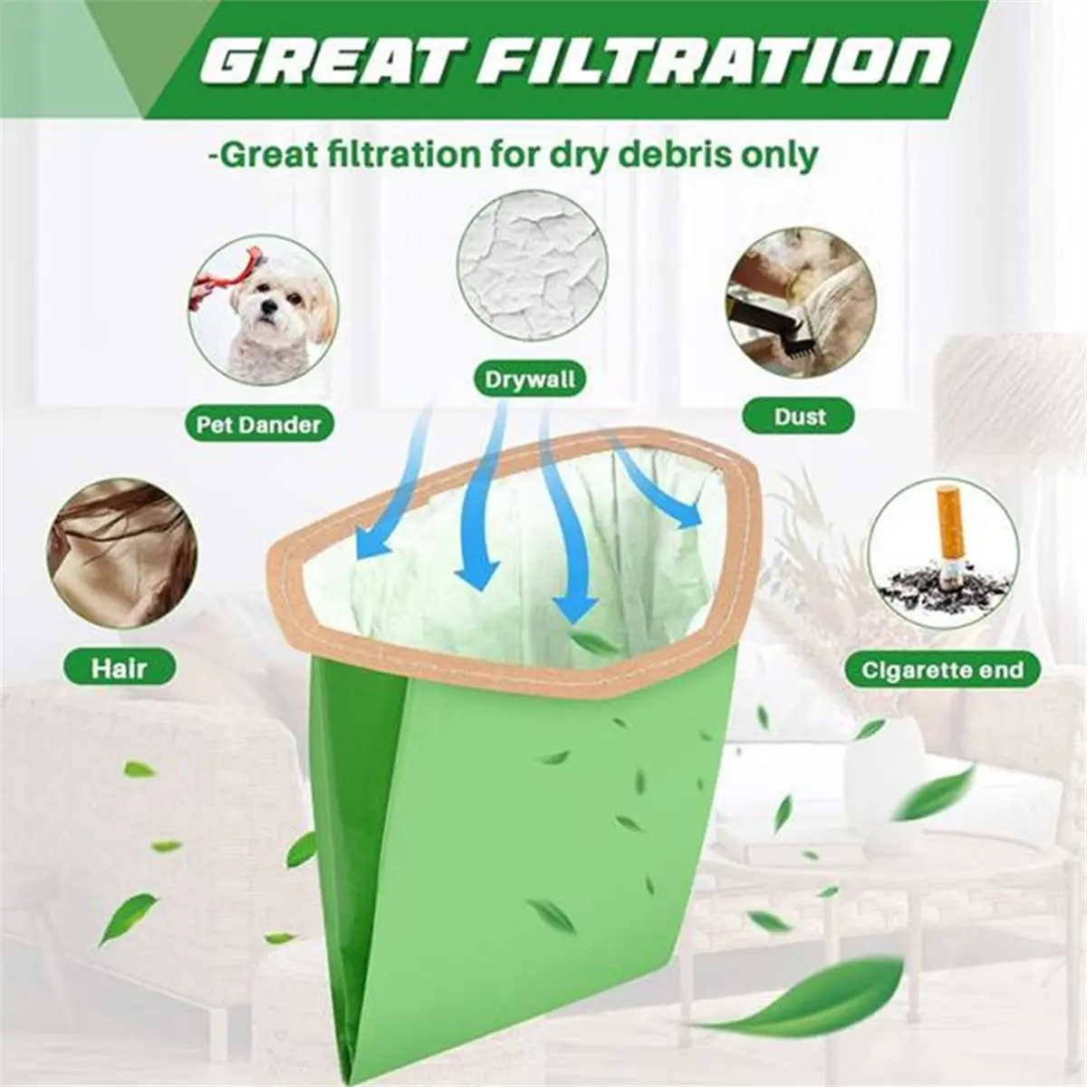 Sell Hepa Filter Dust Barrier And Paper Bags For Proteam Gofit 3/Gofit 3 Cordle…
