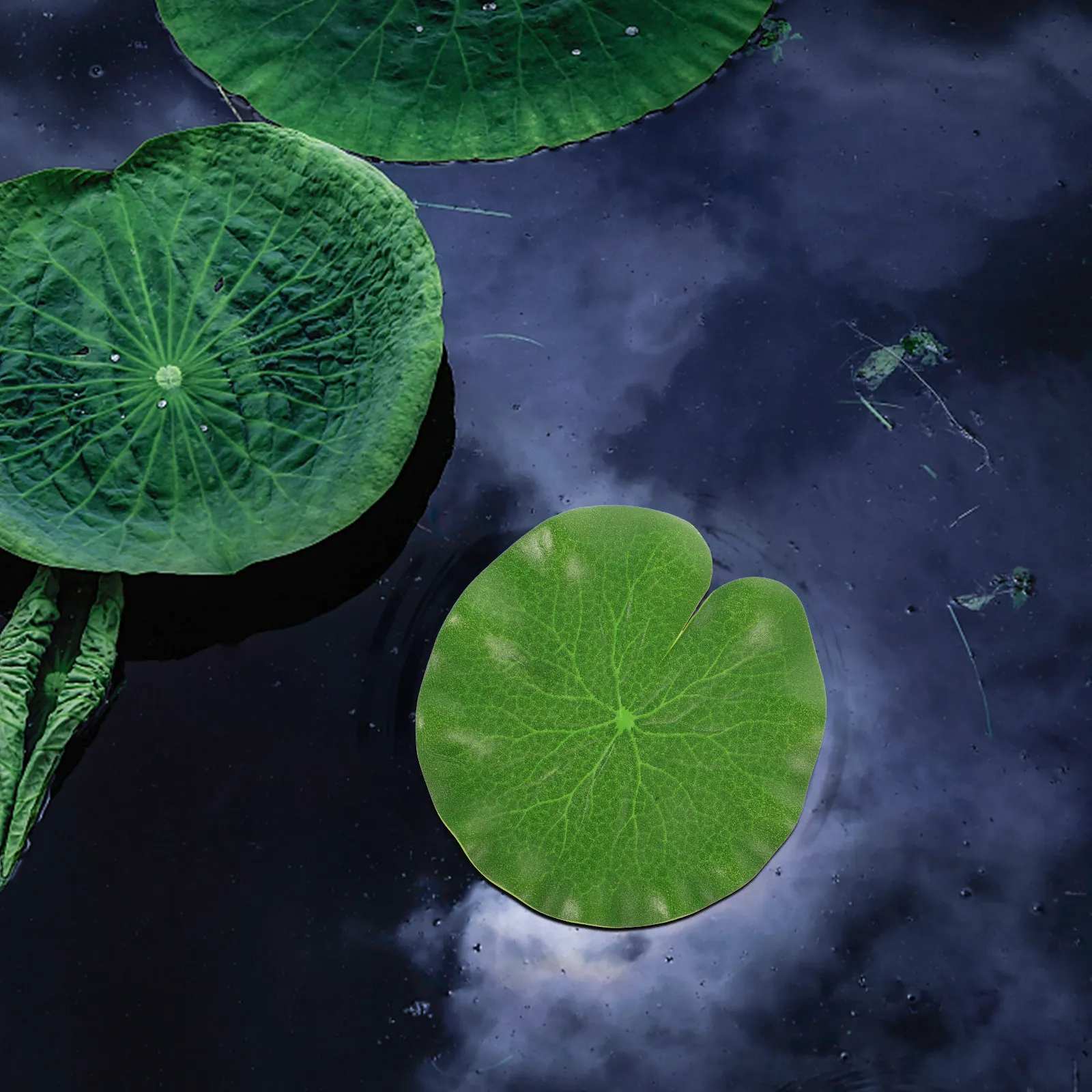 6 Stück künstliche Lotusblätte – Aquarium Fish Green Bewertung und Preis