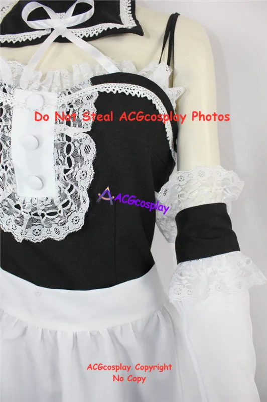 He is my master Anna Kurauchi Maid cosplay costumes acgcosplay include headgear and long stockings image 5