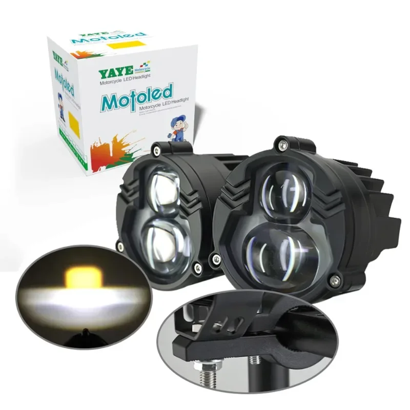 

exploradoras para moto laser projector lens motorcycle fog light differential projector amarillo blanco luz de carretera