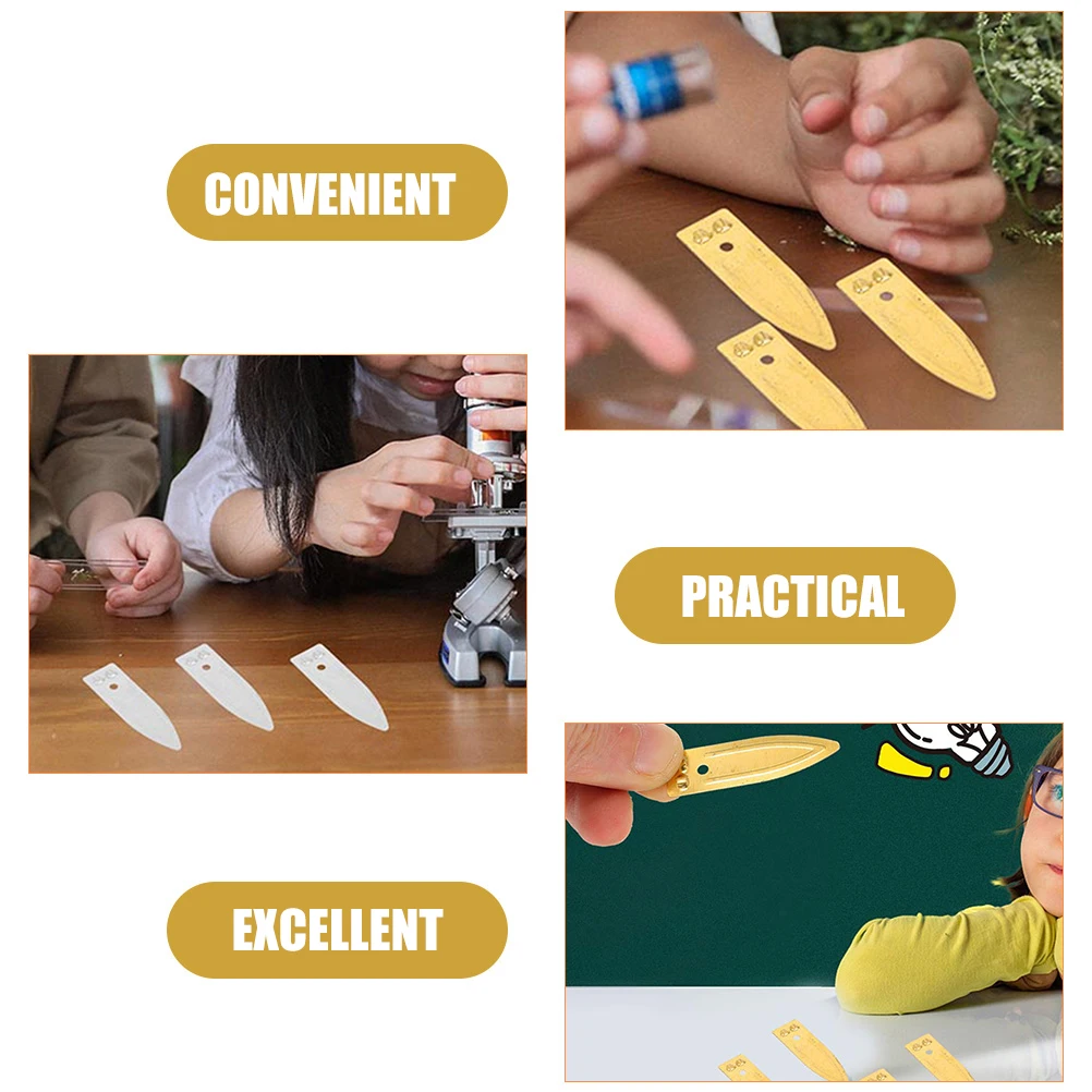 

40 Pcs Copper Zinc Strip for Fruit Experiment Materials Electroplating Metal Sheets Practical