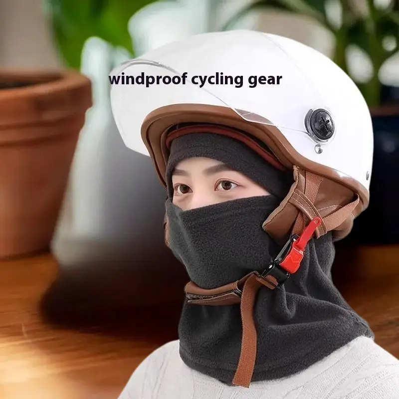 قناع وجه بالاكلافا الحراري الشتوي - صوف قطبي مقاوم للرياح لركوب الدراجات والتزلج والدراجات النارية وحماية رياضية للطقس البارد للجنسين #3