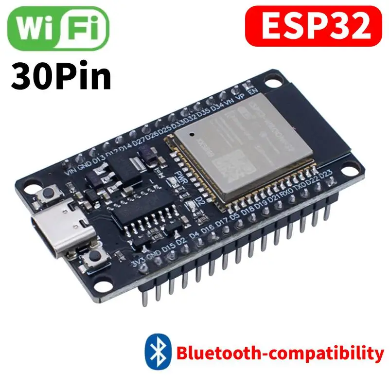 ESP32 Development Board Wireless WiFi Bluetooth module Ultra-Low Power Consumption Dual Core 30Pin ESP32-WROOM-32S 32D ESP 32