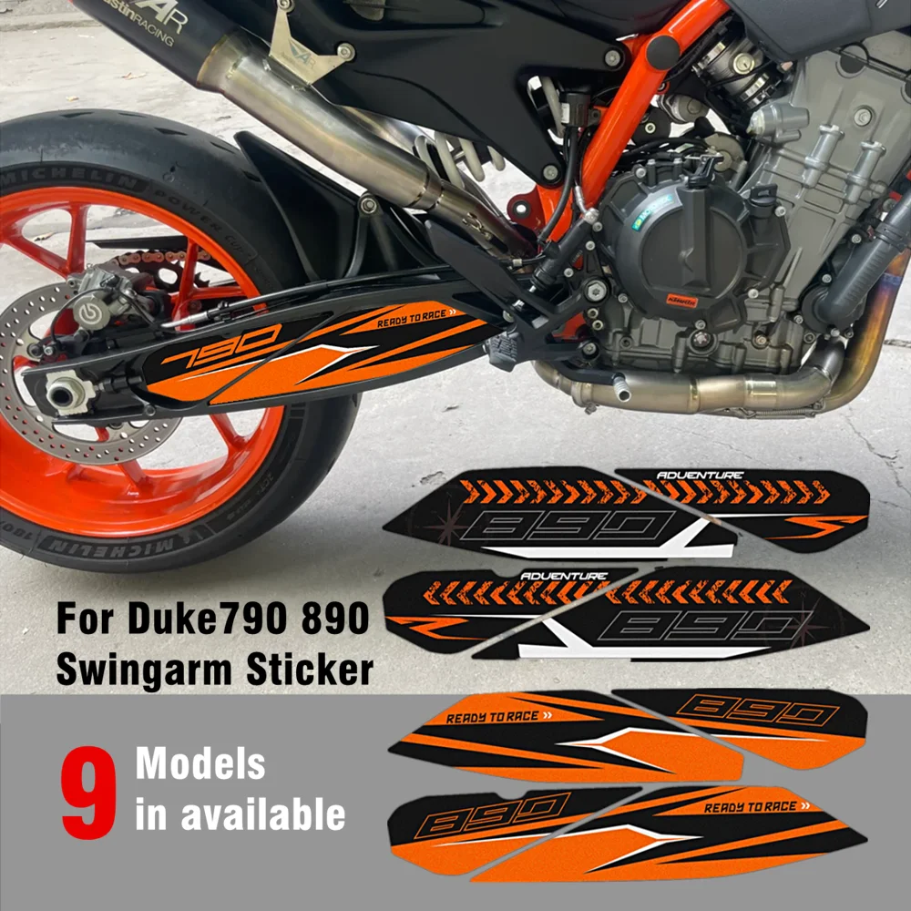 For Duke 790 Swing arm Sticker 890 890S 890R 890GP Rotating Shaft Protection Decals Adventure Adv Motorcycle Decoration