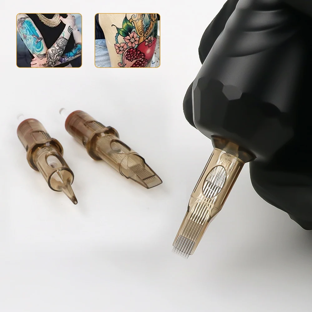 10pcs/lot 1/3/5/7/9 RL Tattoo Cartridge Needles RL Round Liner Disposable Sterilized Safety Makeup Permanent Tattoo Needle