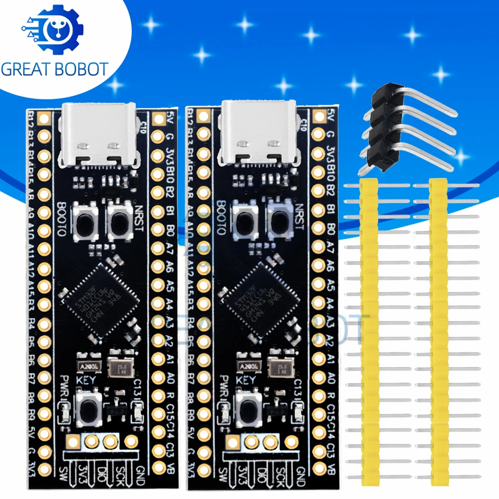 STM32F401 Development Board V3.0 STM32F401CCU6 STM32F411CEU6 STM32F4 Learning Board 84Mhz 96KB RAM 512KB/100Mhz 128KB RAM 512KB
