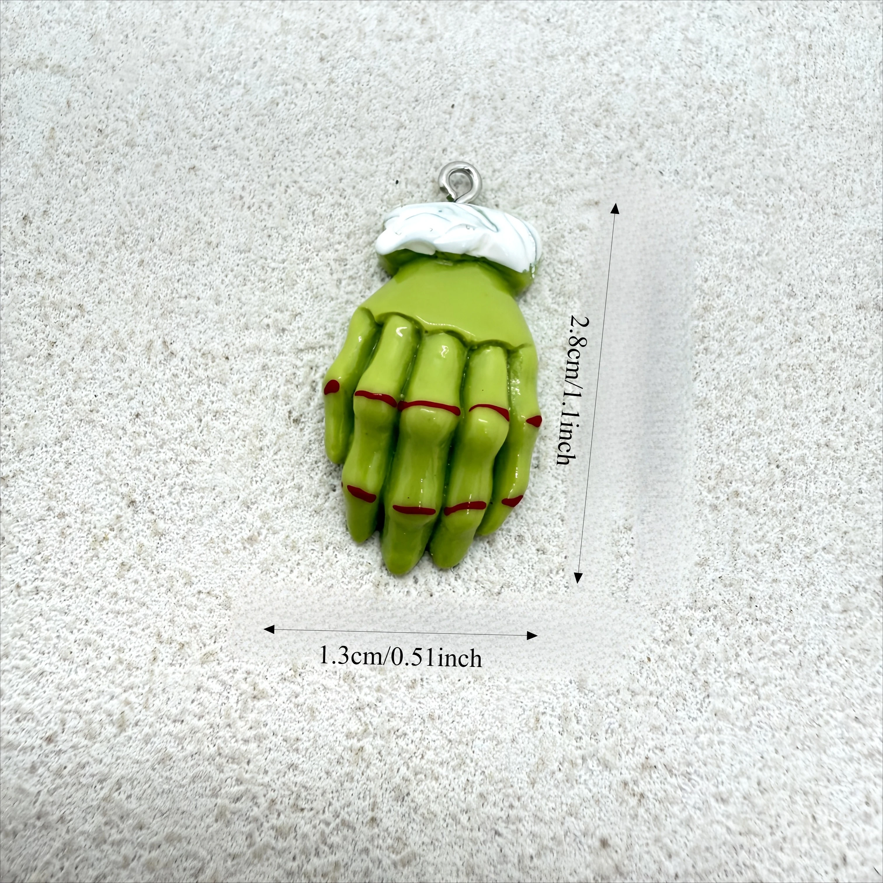 10/30/60Pcs Resin Green Demon  - Jewelry Making Event 评论和价格