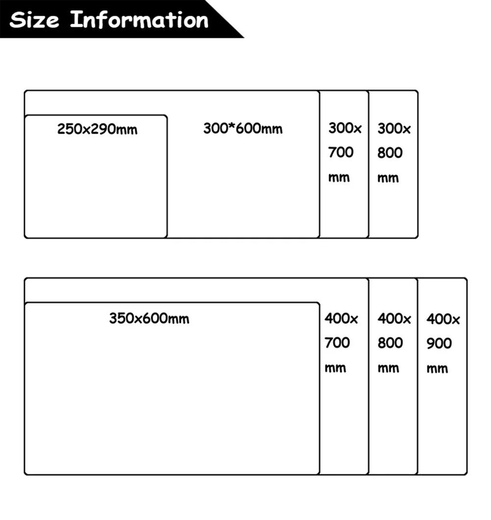 Alas ukuran ekstra besar untuk anak perempuan dengan alas mouse warna solid kartun alas desktop kreatif desain kucing anti-geser untuk penggunaan di kantor