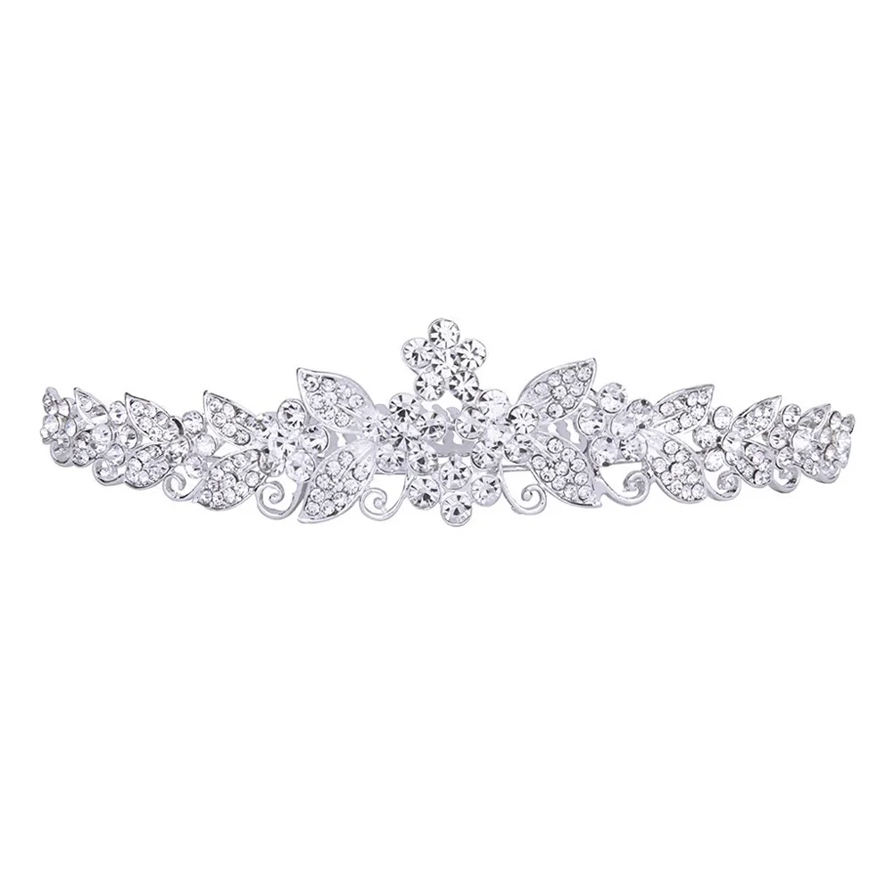 

Crystal Rhinestone Headband Wedding Hair Accessories Bridal Crown Tiara The Headgear