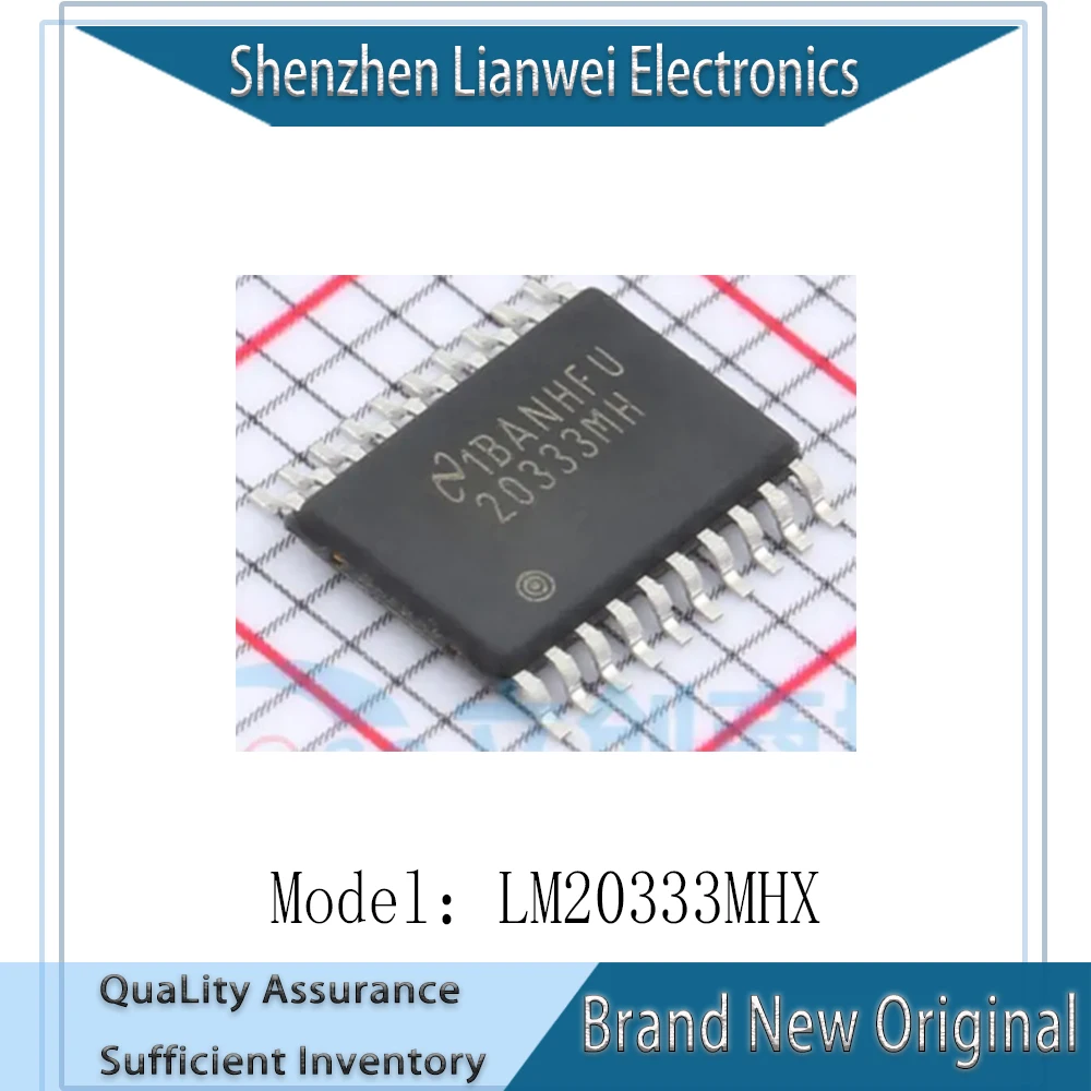 

100% New Original LM20333MHX LM20333MH 20333MH IC Chipset HTSSOP-20
