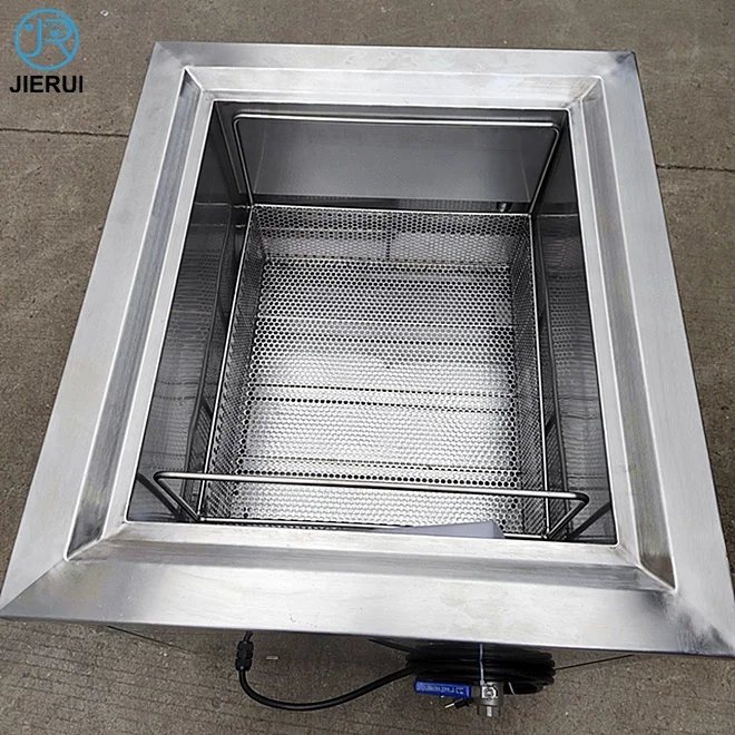 

Jierui Hot Sell Ultrasonic Cleaner Cylinder Car Parts Stainless Steel 88L Engine Washing Industrial Ultrasonic Cleaner Machine