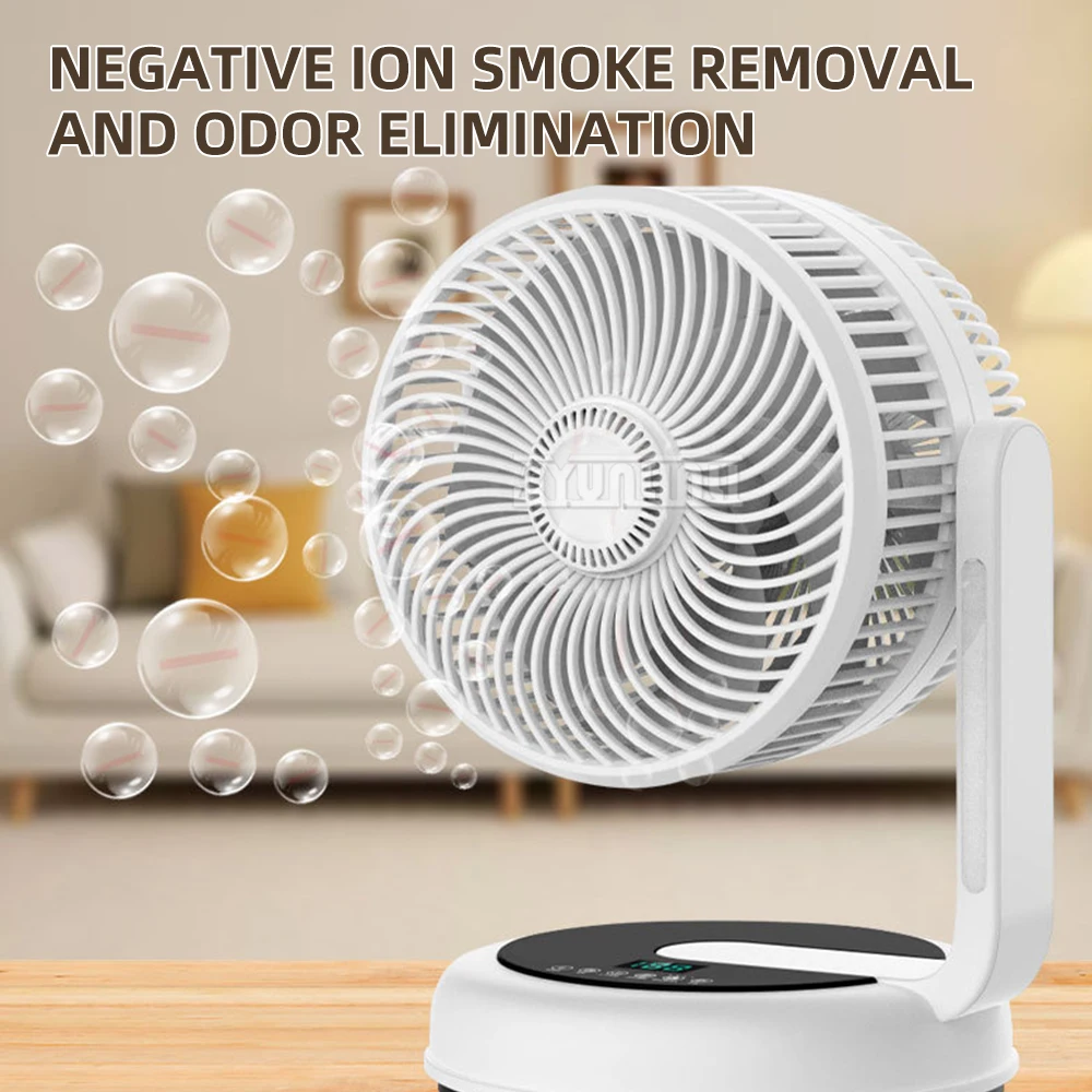 LOK-M9B مروحة توزيع سطح المكتب الصامتة فائقة القوة ومروحة كهربائية صغيرة التوصيل للاستخدام المكتبي والمنزلي