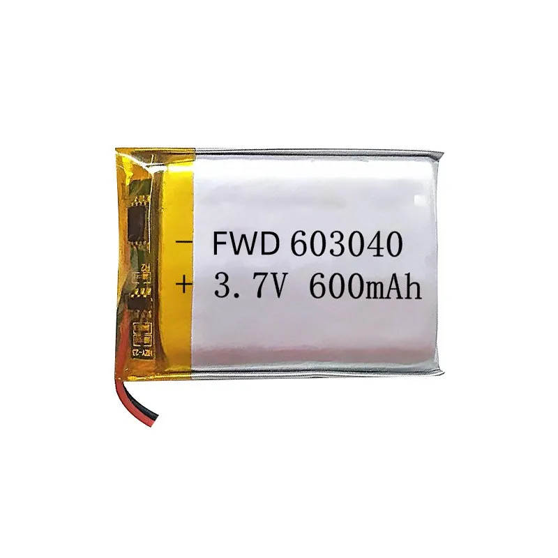 603040 bateria litowo-polimerowa 3.7V zestaw słuchawkowy bluetooth zabawka uroda urządzenie bezprzewodowe baza do ładowania akumulator