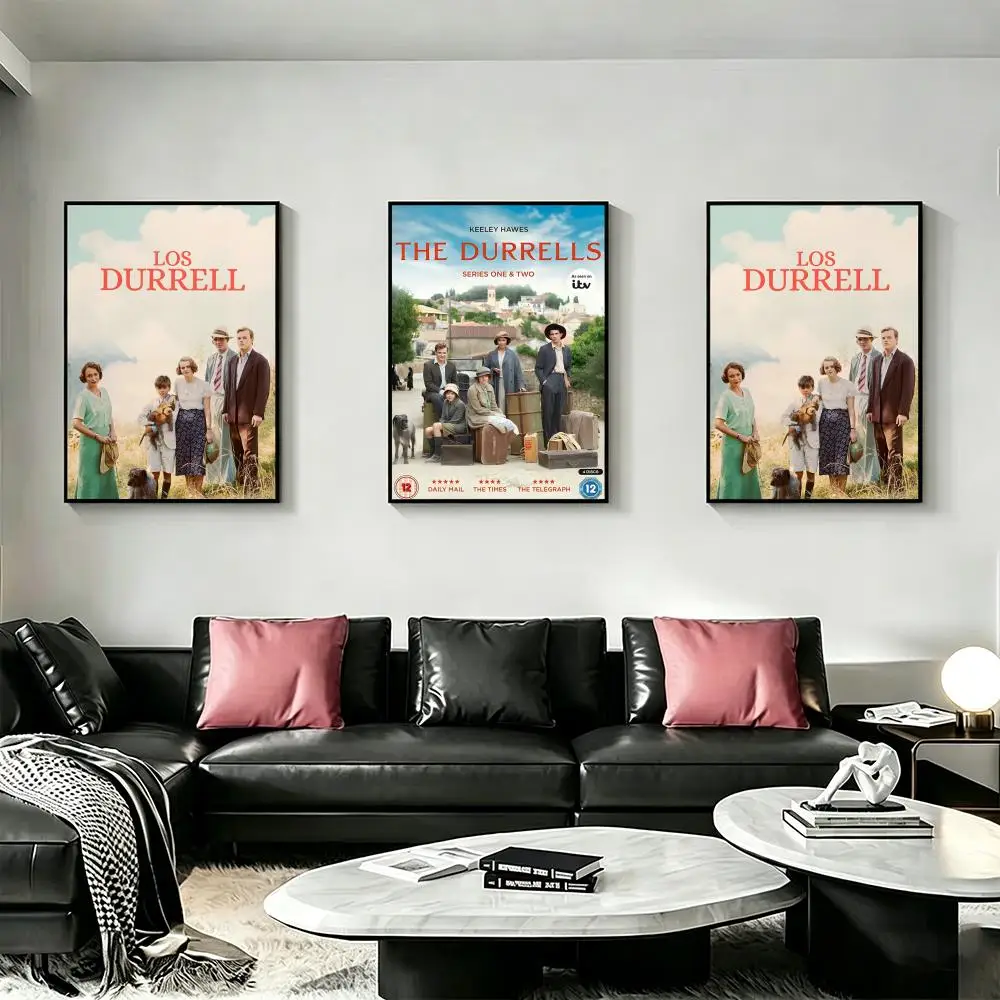 Poster HD art, waterproof, sticky wall, home decoration (living room, bedroom, bar), aesthetic TV Series The D-Durrells