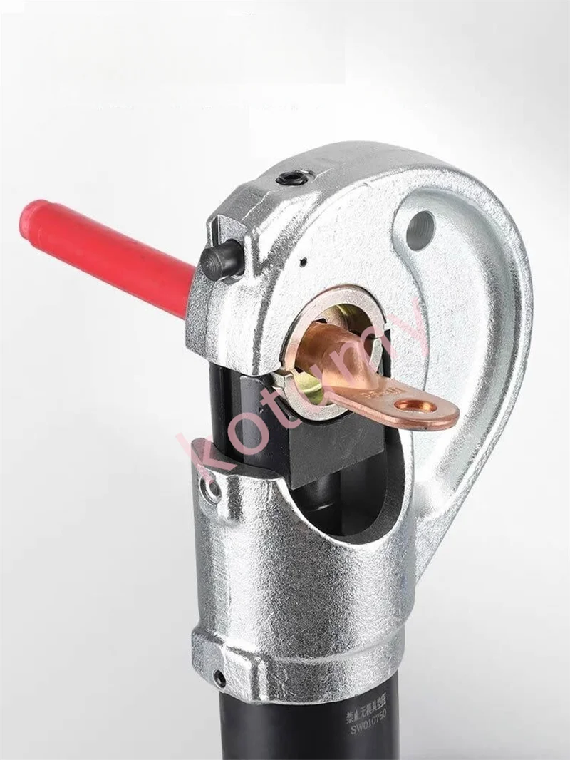 High Power Hydraulic Mini Battery Powered Crimping Tool Li-Ion Batteries Cable Press Rechargeable Tool Range 16-400mm²