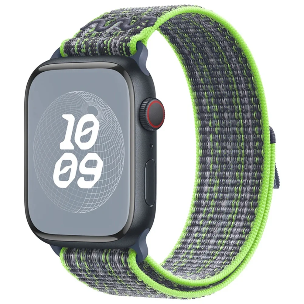 Nylon-Sportarmband für Apple Watch 46 mm 42 mm 49 mm 45 mm 41 mm 44 mm 40 mm Band für IWatch Ultra 1-3 Serie 11 10 9 8 7 6 SE 5 4 3
