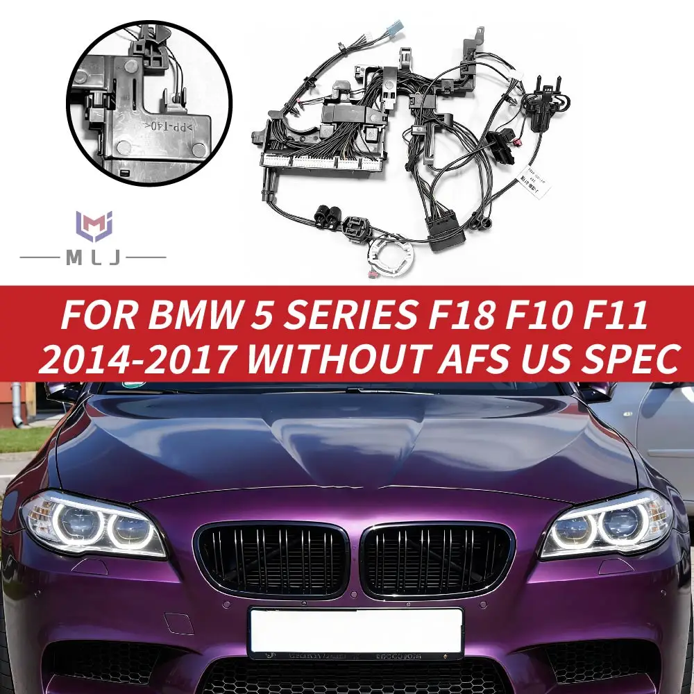 

63117440877 Новая внутренняя проводка для фар HID (без AFS) для BMW 5 серии F10 F18 (версия для США) 2014-2017 гг., автоаксессуары