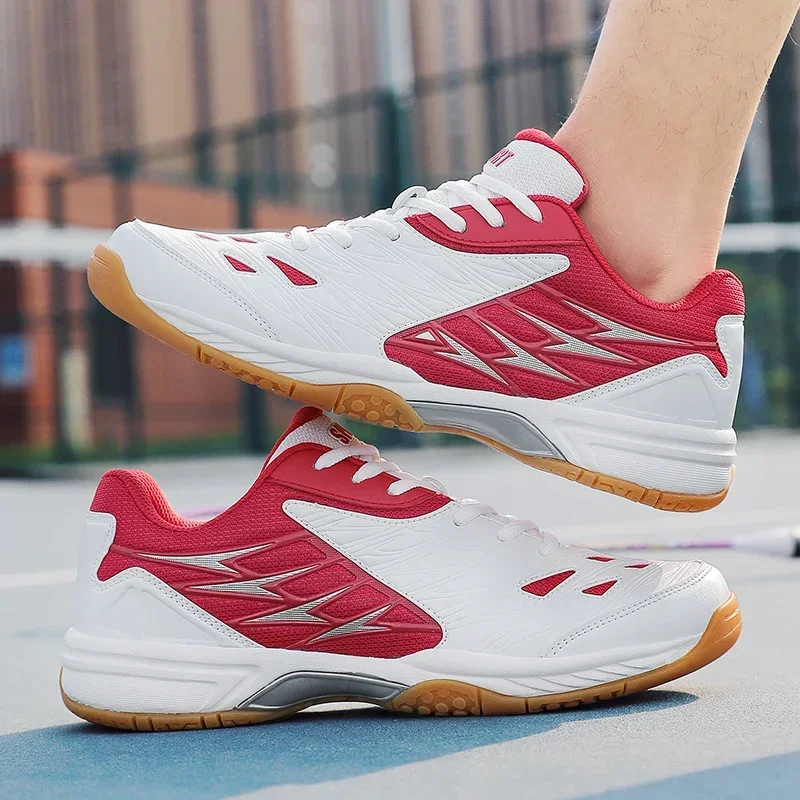 Men's Badminton Shoes Court Tennis Shoes Volleyball Indoor and Outdoor Professional Shoe Breathable Sports Plus Size38-48