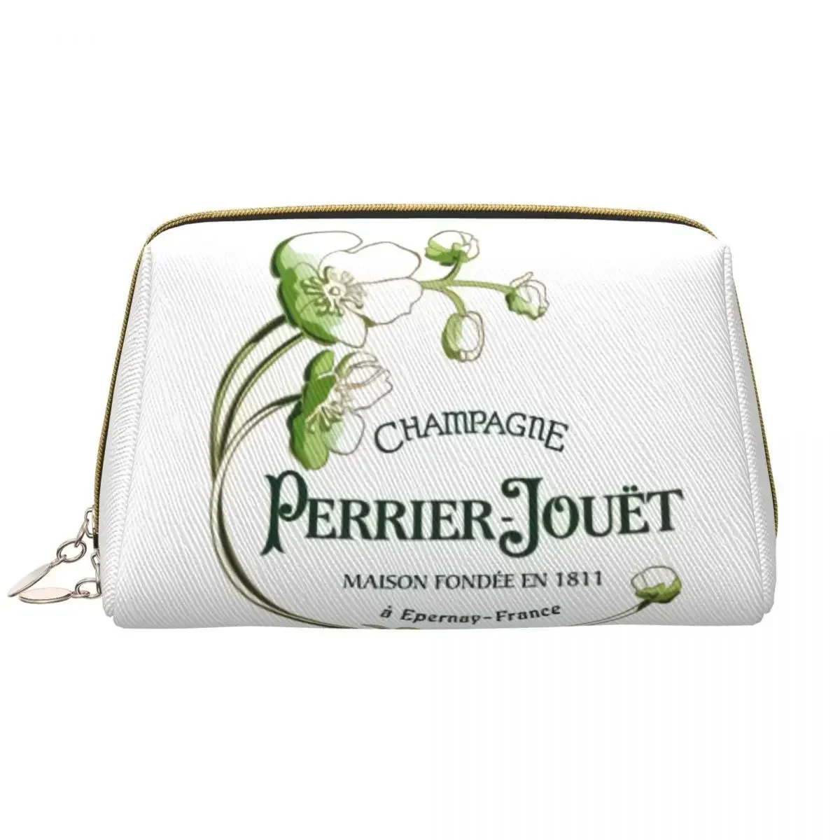 Jouets Champagne Perrier Makeup Bag for Women Travel Cosmetic Organizer Fashion Storage Toiletry Bags