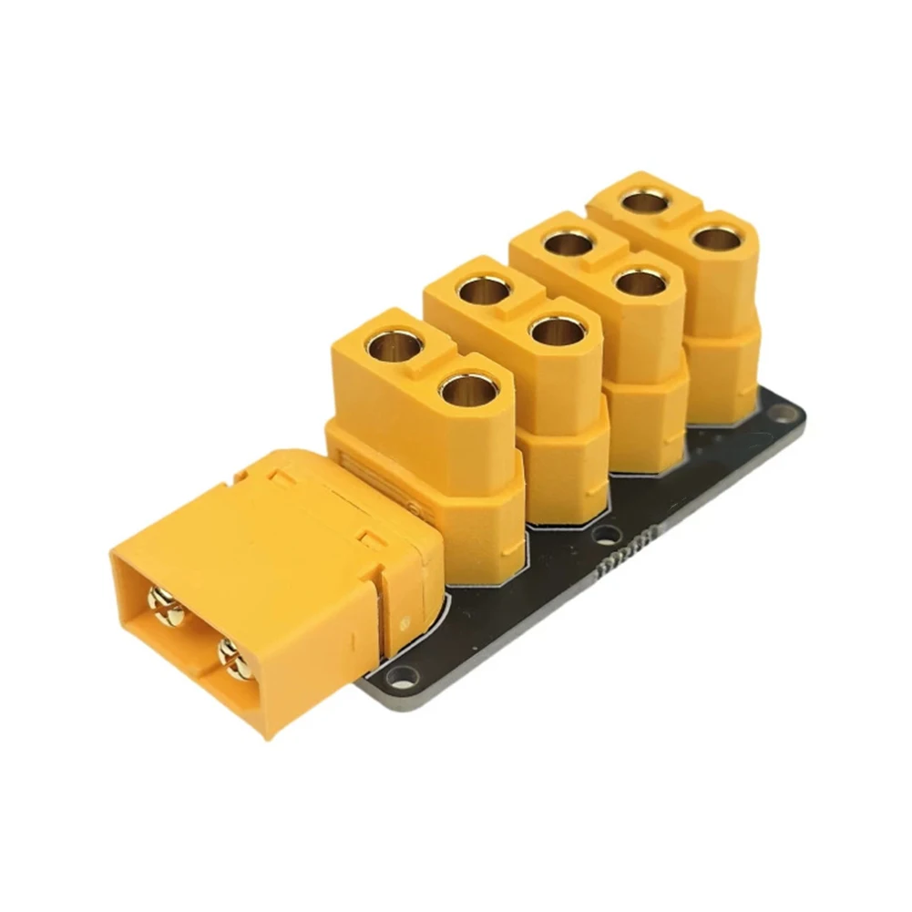 55x25mm PCB Soldering Board X T90 To 4-channel T60 Power Distribution Board, 200A High Current For Remote Control Model TOOLS
