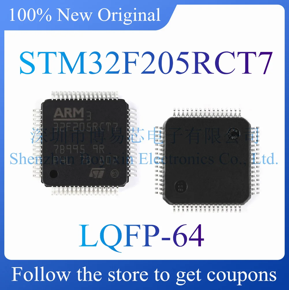 

NEW STM32F205RCT7 Original Product LQFP-64