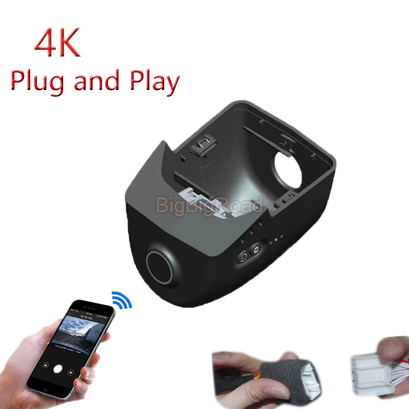 

4K Plug And Play For Volkswagen Lamando L 280TSIDSG 2022 2023 Car Wifi DVR Video Recorder Dash Camera Car Black Box Dashing Cam