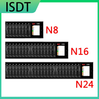 SkyCityFPV ISDT N8 N16 N24 5-12V AA AAA Battery Charger DC Smart Battery Charger For Battery of Li-lon LiHv Ni-MH Ni-Cd LiFePO4