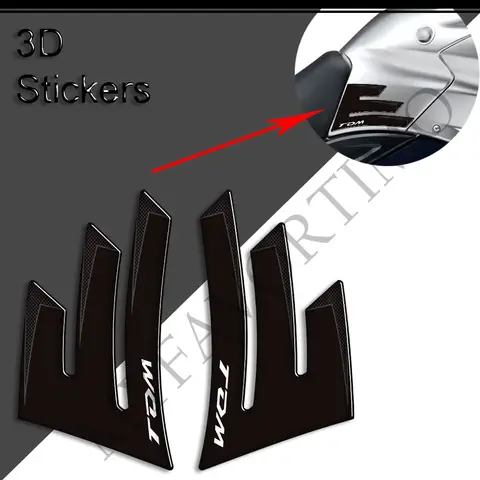 For Yamaha TDM 900 TDM900 Motorcycle Protect Tank Pad Side Grips Gas Fuel Oil Kit Knee Fairing Fender Protection Stickers Decals