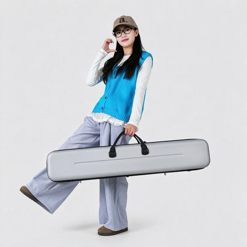 Large Capacity Banhu Case with Handle Portable Banhu Box with Straps Wear-resistant String Bag Luxury Musical Instrument Bag