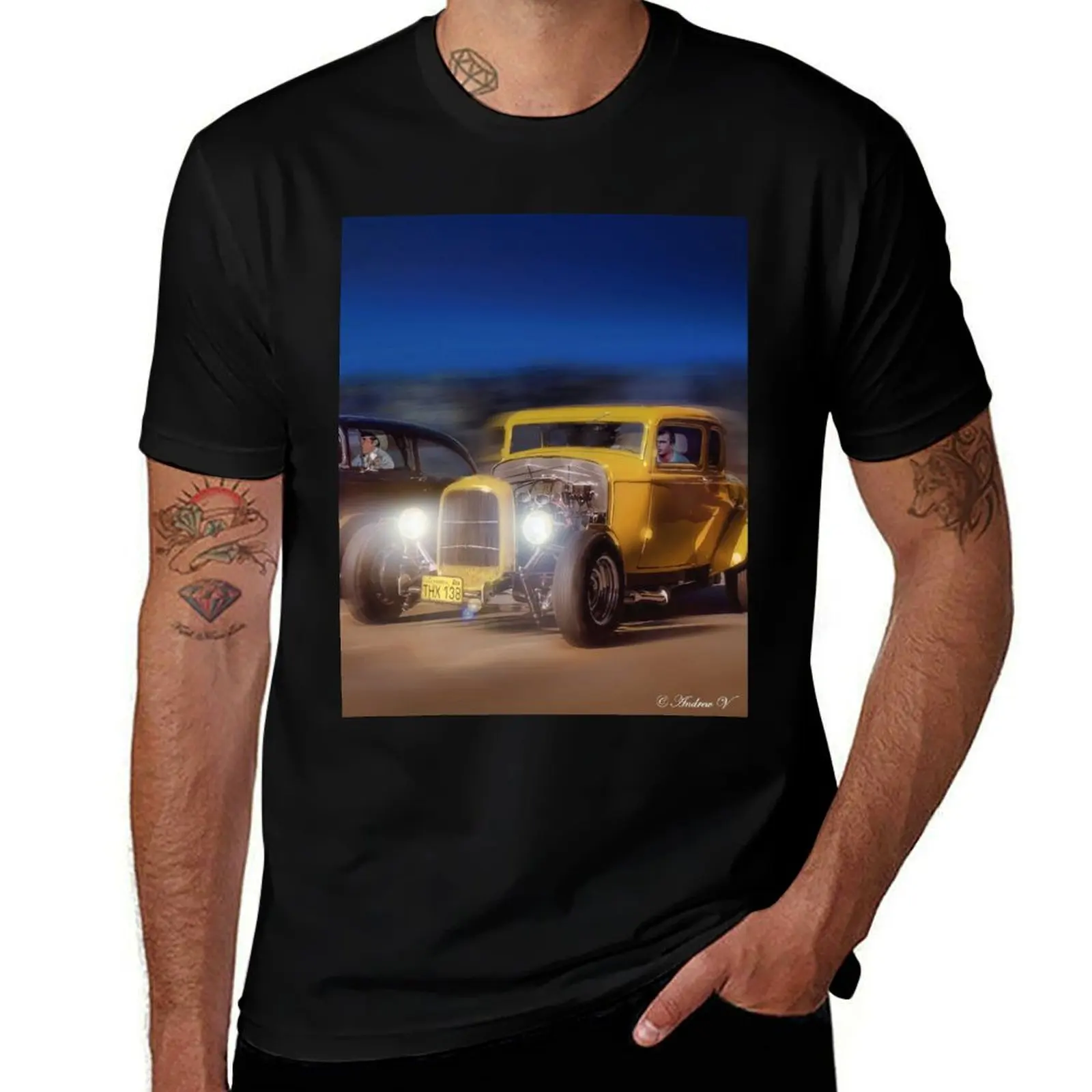 

American Graffiti T-Shirt man t shirt graphic g man t shirts for men man t shirts graphic T-Shirt
