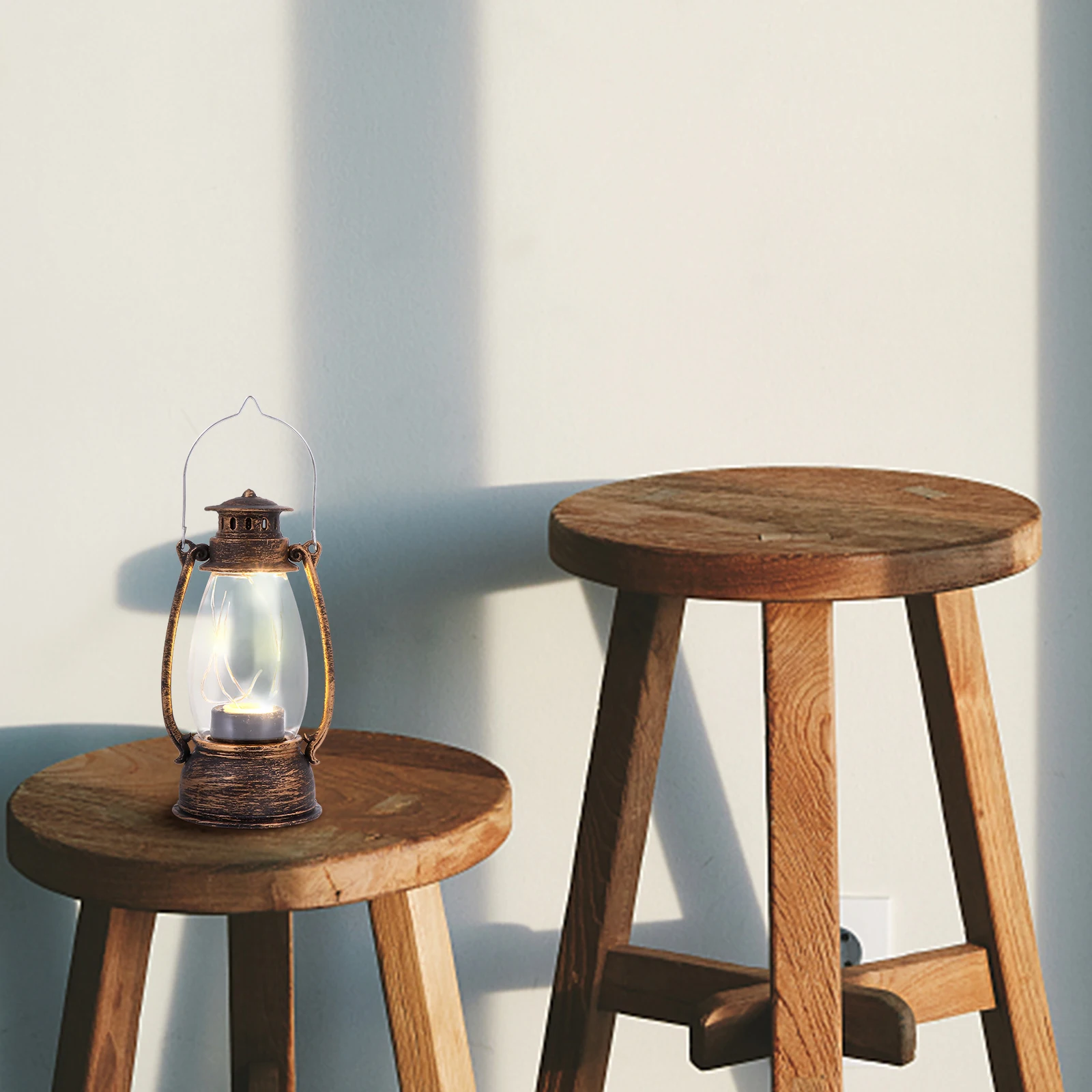 خمر مصباح الرجعية ديكور الإبداعية قلادة ضوء خفيفة الوزن احتفالي الديكور هدية عيد ميلاد