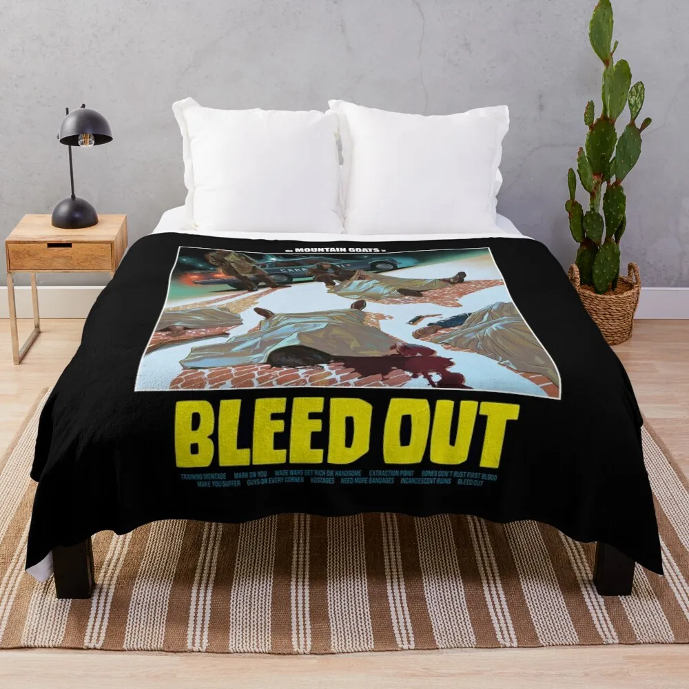 Bleed Out Album Throw Blanket Comforter Blankets Sofas Of Decoration Decorative Sofa Blankets