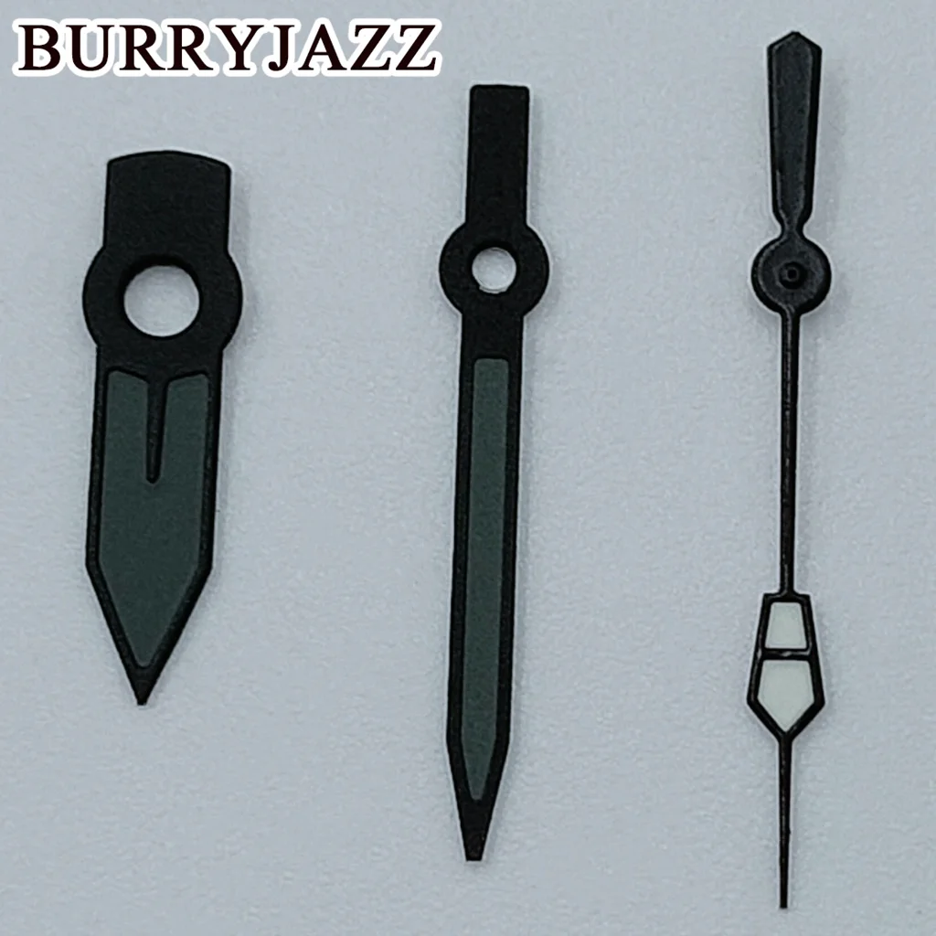 BURRYJAZZ NH35 NH36 NH38 7S26 7S36 4R35 4R36 Uhr Hände Schwarz Grau Hände Grün Leuchtende Uhr Zubehör Zeiger – Detail 7