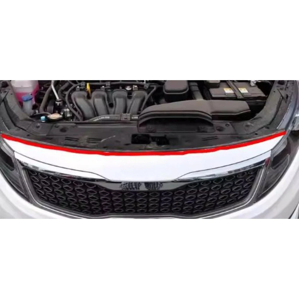 Front Hood Seal Aling Strips for KIA K7 2010 2011 2012 2013 2014 2015 Cadenza