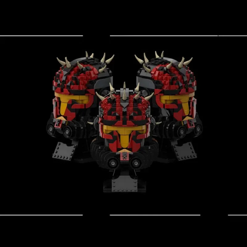 

966 шт. MOC научно-фантастический фильм (ЗВЕЗДЫЙ БАТЛ) шлем Легион Майлл серии строительные блоки модель фестиваль детский подарок